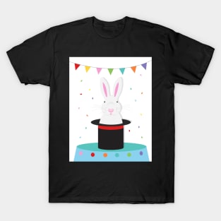 magic rabbit in tophat T-Shirt